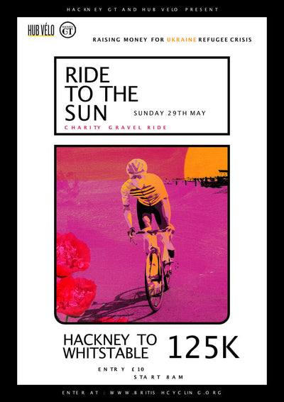 Ride To The Sun Hackney to Whitsable 125k charity gravel ride