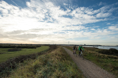 Christmas gravel - Two ferries Thames ride out Thursday 28th December